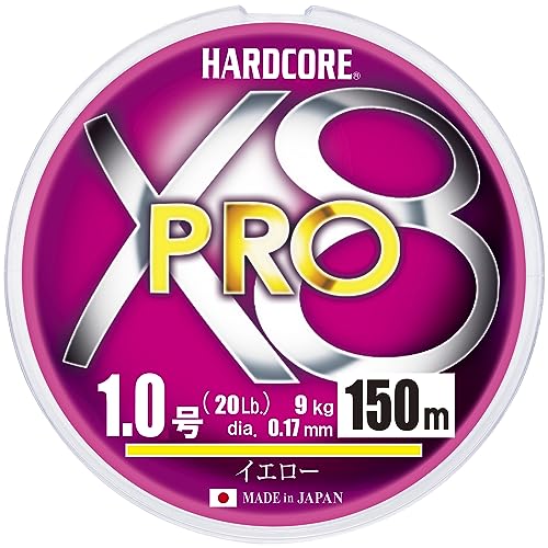 DUEL(ǥ奨) HARDCORE(ϡɥ) PE饤 1 HARDCORE X8 PRO 150m  H3880-Y