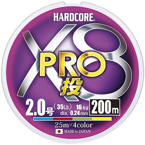 DUEL(ǥ奨) HARDCORE(ϡɥ) PE饤 2 HARDCORE X8 PRO 200m 2 4ޡ ...