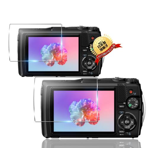 用 OM SYSTEM Tough TG-7 液晶保護フィルム 2枚2枚セット 日本旭硝子製 用 Olympus TG-7 TG6 TG5 TG4 フィルム 用 Olympus Tough TG-7 TG-6 TG-5 TG-4 強化液晶 ガラス 保護フィルム ケース 9H硬度 全面保護 耐衝撃 飛散防止 高透過率 超薄型 指紋認証対応 自動吸着 貼り付け