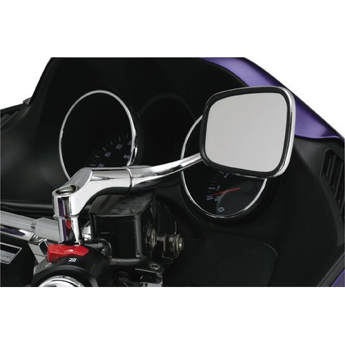 キジマ(Kijima) ユーロタイプミラー スクエアー 60x90 左右兼用/ヤマハ用右ミラー対応 汎用 203-8023