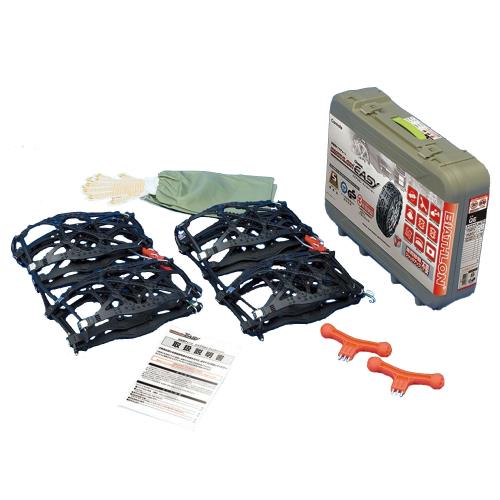 カーメイト(CARMATE) 簡単装着日本製 JASAA認定 非金属タイヤチェーンバイアスロンクイックイージーQE2L 適合:165/65R13 155/65R14 145/80R13(冬) 145R13(冬) QE2L