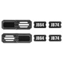 カーメイト(CARMATE) ドレスアップパーツ サイドウインカーガード ジムニー/ジムニーシエラ 無骨さをプラス! JB64 / JB74 専用設計 ブラック NZ879(2)