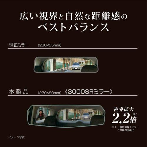 �����ᥤ��(CARMATE) ���� �롼��ߥ顼 3000SR �ꥢ�ӥ塼�ߥ顼���å� 270mm ��ȿ�� DZ557