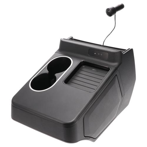 カーメイト(CARMATE) N-BOX 専用 コンソールボックス JF5 / JF6 2023 (令和5)年10月~ 専用設計 ドリンクホルダー ゴミ箱 ブラック NZ864