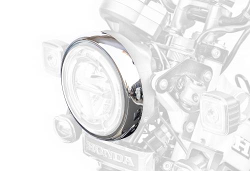 キジマ(kijima) バイク ヘッドライトリム スチール製メッキ仕上げ CT125ハンターカブ(JA55/JA65) 205-5..