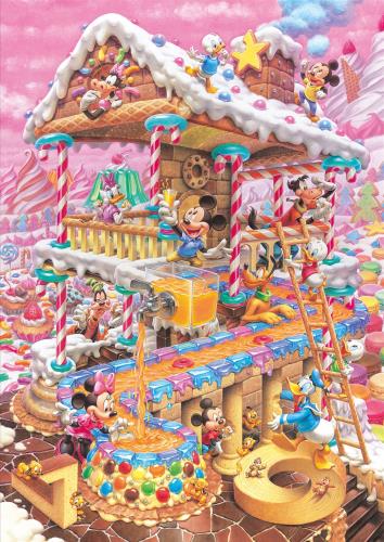 テンヨー(Tenyo) 日本製 300ピース ジグソーパズル ディズニー あま~い誘惑 (30.5x43cm) D-300-275 のり付き ヘラ付き サービスカード付きのサムネイル