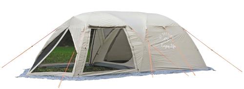 キャプテンスタッグ(CAPTAIN STAG) テント スクリーン ツールームドームテント [5-6人用] サイズ280×620×H190cm PU加工 グラスファイバー製ポール採用 キャリーバッグ付き モンテ UA-44(4)