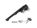 キジマ(Kijima) バイクパーツ ヘルメットロック タンデムステップ固定 パニガーレV4/S/R スチール製ブラック HDC-05011(2)