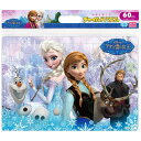 テンヨー(Tenyo) チャイルドパズル ディズニー アナと雪の女王 60ピース こども向けパズル DC-60-078 抗菌コート おかたづけ専用カバー付き 4...