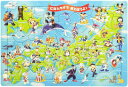 60ピース 子供向けパズル ミッキーと日本地図であそぼうよ! チャイルドパズル