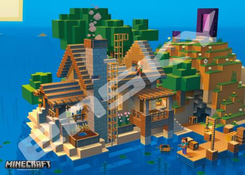 󥹥(ENSKY) MINECRAFT ޥ󥯥ե Beach Cabin 3853cm ѥ 500ԡ JIGS...