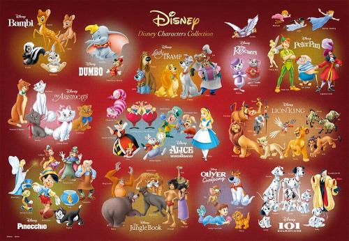 1000ԡ ѥ ǥˡ Disney Characters Collection (51x73.5cm)