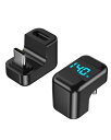 ELUTENG USB Type C 変換アダプタ 出力スクリーン表示 2個セット U字型アダプタ PD 140W急速充電 U字型USB C アダプタ 40Gb...