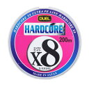 DUEL(デュエル) PEライン ハードコア X8 200m 0.8号 シルバー H3256-S