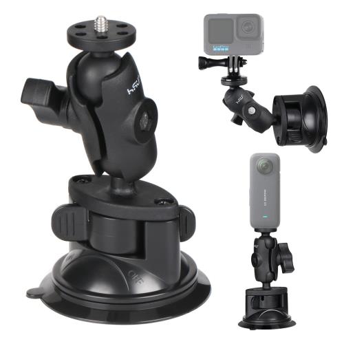 Rakuten - HSU gopro 吸盤マウント 車 超強吸着力・360回転 吸盤 カメラマウントアクションカメラ 車載マウント GoPro Hero13/12/11/10/9/ 8/7...DJI Osmo Action、AKASO Brave 7/6/4 EK7000 V50 V50X...ほとんどのアクションカメラに対応