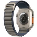 アルパインループ Apple Watch バンド 49mm/46mm/45mm/44mm/42mm シリコン 交換バベルト Apple Watch Series Ultra2/Ultra/10/9/8/7/6/SE/SE2/5/4/3/2/1 ナイロンメッシュ ベルト アップルウォッチ8 バンド 長さ調節