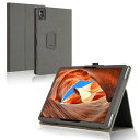 For COLORROOM C30 ケース 保護ケース 高級PU レザー 全面保護 調節可能 衝突防止 防水防汚 薄型軽量 良い手触り Greerass 長持ち スタンド機能付き COLORROOM C30 対応 タブレット ケース (ブラック)(2)
