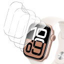 4枚セットFor Apple Watch Series 10 42mm フィルム TPU素材 柔らかい 24時間自動修復技術 高透過率 高感度 Greerass アップルウォッチ 保護フィルム 衝撃吸収 飛散防止 指紋防止 撥水撥油 液晶保護 Apple Watch Series 10 42mm 対応
