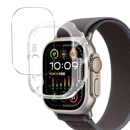 For Apple Watch Ultra/Ultra 2 49mm  +饹ե ݸե Greerass å...