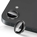 2枚セットiPhone 16e カメラフィルム カメラ保護 レンズフィルム 日本旭硝子素材 飛散防止 高透過 耐衝撃 硬度9H キズ防止 強化ガラス 露出オーバー防止 防水防塵 気泡ゼロ アルミ合金 レンズ保護フィルム (ブラック)