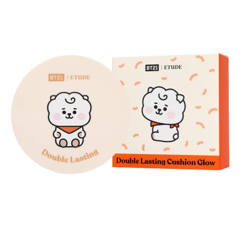 ETUDE [エチュード] BT21 ダブルラスティング クッショングロウ ニュートラルベージュ/クッションファンデーション/ツヤ肌仕上げ 15g 1.0 個(4)