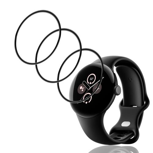 3祻å Google Pixel Watch 3 45mm ե 饹ե PETʣ ú  ԥ W...
