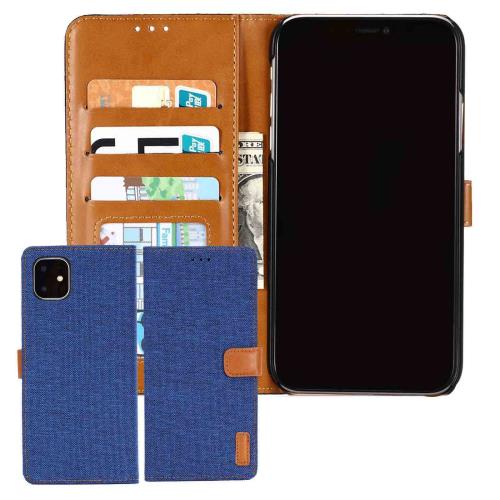 Anrek iPhone 11 Pro Max (アップル アイフォン トリプルカメラ搭載や6.5インチ) 対応 APPLE デニム材..