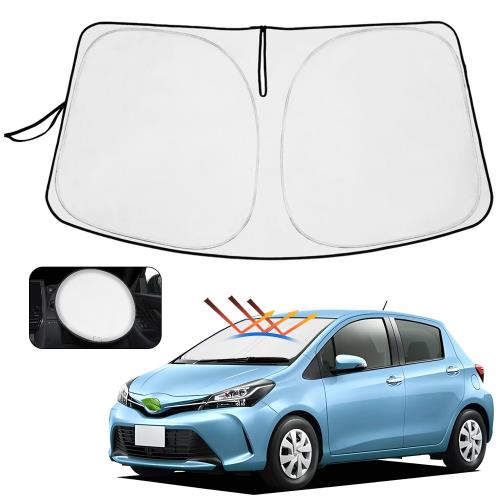 Cartist トヨタ ヴィッツ 130系 フロントサンシェード vitz 3代目 2013年～2019年 サンライン サンセット サンフィア フロントガラス サンシェード シェードカーテン