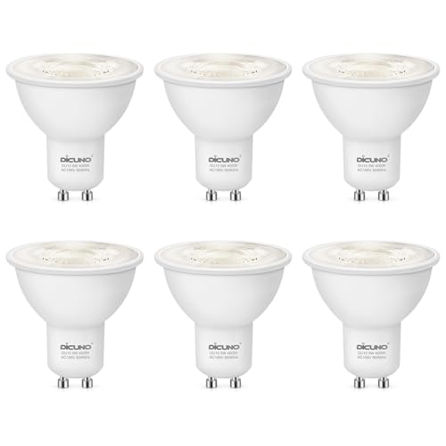 DiCUNO LEDŵ GU10  50Wϥ 5W LEDݥåȥ饤 500lm 4000K  ⵱ ʥ...
