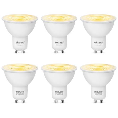 DiCUNO LEDŵ GU10 ŵ忧 50Wϥ 5W LEDݥåȥ饤 500lm 2700K  ⵱ ʥ...