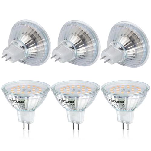 DiCUNO MR16 12V LEDŵ GU5.3 50Wϥ5Wŵ忧 2700k ⵱500lm ݥåȥ饤...