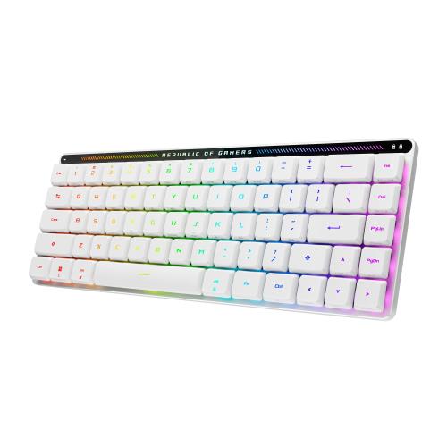 ASUS ゲーミングキーボードROG Falchion RX Low Profile/ROG RXロープロファイル オプティカルスイッチ/ワイヤレス/ロープロファイル / 65％ / 薄型キーボード / 2.4GHz Bluetooth/US配列/保護カバー/macOS対応/国内
