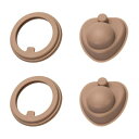 aninako サーモス 水筒 パッキン 交換用部品 2個セット B-004643 JNLパッキンセット 替え用 真空断熱ケータイマグ スポーツボトル (JNL用-2PCS)(3)