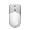 ASUS ゲーミングマウス ワイヤレス ROG Keris Wireless Aimpoint (36,000dpi / トライモード接続/交換可能なスイッチ / 119時間の連続駆動 / PBTボタン/国内) ホワイト(2)