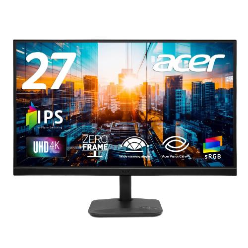 Acer ˥ 27 4K UHD  IPS sRGB 99% HDR10 AdaptiveSync ֥롼饤㸺 HDMI 2.0 DisplayPort v1.2 ԡإåɥեü VESAޥб ե졼ǥ KA272Kbmiipx