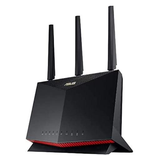 ASUSTek ͥå WiFi ̵ 롼 WiFi6 4804+861Mbps ǥ奢Хɥߥ RT-AX86U (A) å嵡ǽ 3 / 4LDK PS5/Nintendo Switch/iPhone/android б