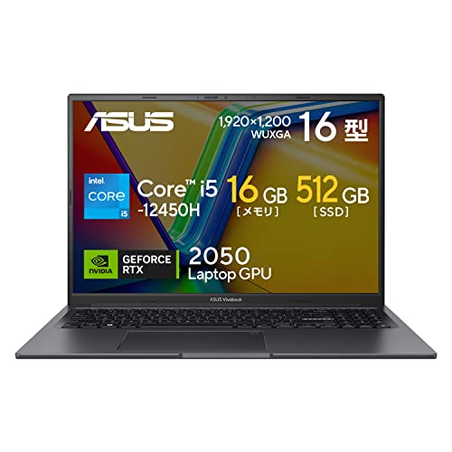 FIDELA㤨ASUS Ρȥѥ Vivobook 16X 16 12 Core i5-12450H 16GB SSD512GB RTX 2050 WPS Office Windows11 Хåƥ꡼ư8.4 Type-Cб 1.92kg ǧ K3605ZF-N1027WפβǤʤ177,641ߤˤʤޤ