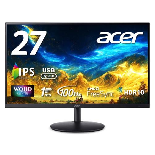 FIDELA㤨Acer ˥ 27磻 WQHD IPS  100Hz 1ms(VRB NTSC 72% AMD FreeSync HDMI 2.0 USB DisplayPort v1.2 3.2ݡ(Type-C65Wб ԡ¢ إåɥۥü ⤵Ĵᵡǽ VESAޥб SH272UEbmiphuxפβǤʤ30,012ߤˤʤޤ