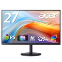 Acer モニター 27インチ フルHD IPS 非光沢 120Hz 1ms sRGB 99% Adaptive-Sync HDMI 1.5 ミニD-Sub 15ピン ヘッドホン端子・スピーカー搭載 VESAマウント対応 ゼロフレームデザイン SA273G0bmix(2)
