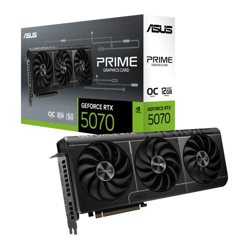 ASUS RTX5070  ӥǥ PCIe 5.0 12GB GDDR7 OC Edition PRIME-RTX5070-O12G 
