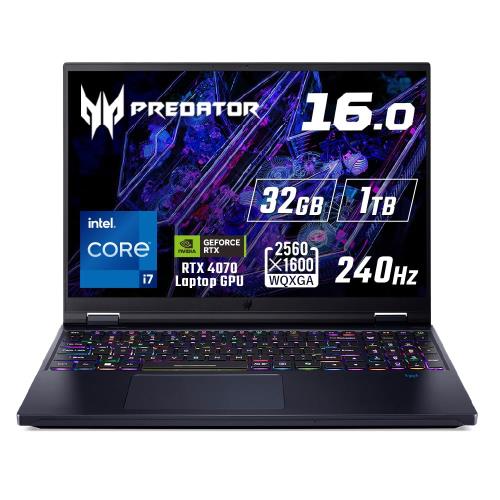 Acer Predator Helios 16 Windows 11 Home Intel 14 Core i7 RTX 4070 L...
