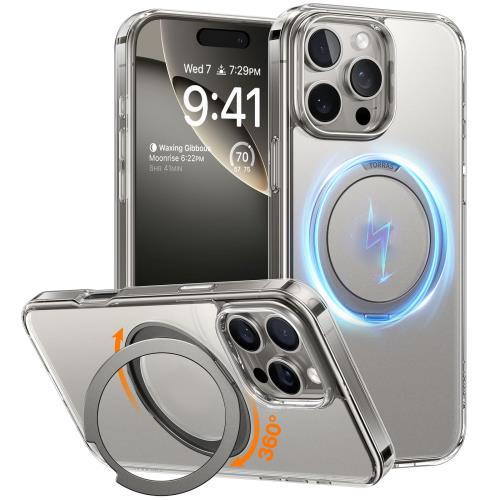 ¿ǽ360ٲžTORRAS iPhone16Pro  Ĳξб ϥХåϥޥͥå MagSafeб ƷMI...