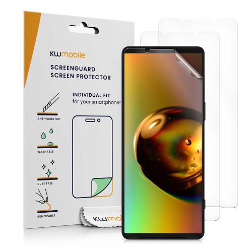 kwmobile 3x ݸե Sony Xperia 1 Vб ե - ǥץ쥤ݸե ̵Ʃ ꡼ץ...