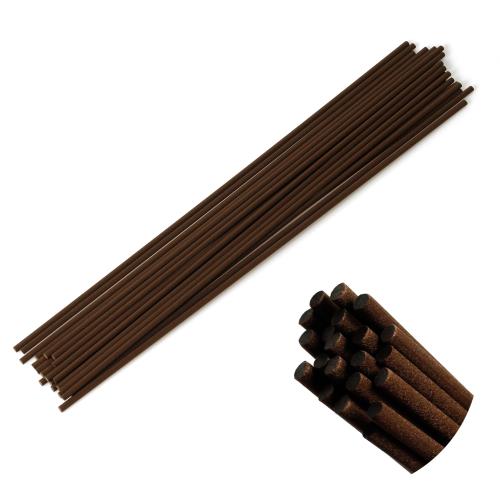 乐天商城 - ディフューザー スティック 43cm 直径5mm 20本 リードアロマスティック ラタンスティック リードディフューザー スティック 人工繊維素材 高級 カビが出ない 長持ち 香りリードスティック 詰め替え 交換用 リフィル