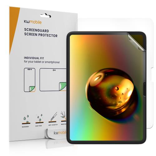 kwmobile 2x Apple iPad Pro 11 (2024)�б� �ե���� - �ե� �����꡼�� ���֥�å� �ݸ�ե���� ���� �б�