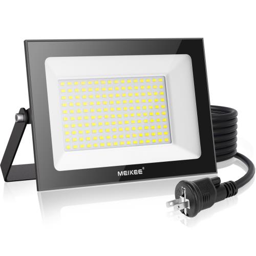 MEIKEE 80W LED 投光器 8000LM 6500K 超薄型 IP66 昼光色 高輝度 工事用ライト ledライト 屋内 屋外用 ..