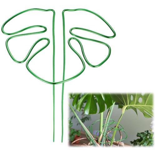 園芸支柱 モンステラ 15×28cm 観葉植物 植物サポート 植物茎トレーナー 花支架 ガーデニング支柱 自由..
