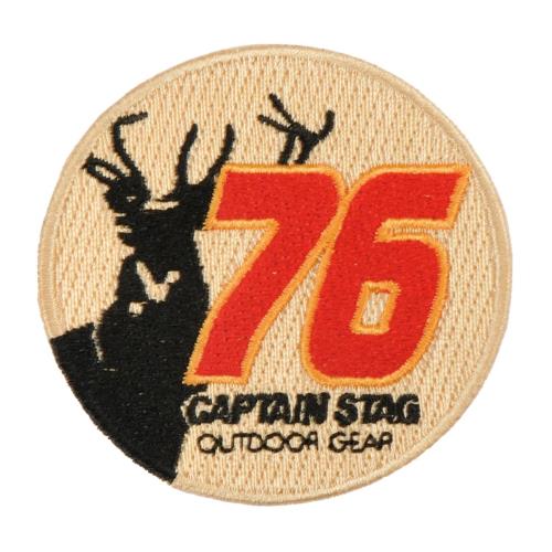 キャプテンスタッグ(CAPTAIN STAG) アウトドア CSデザインワッペン 76 φ60mm 