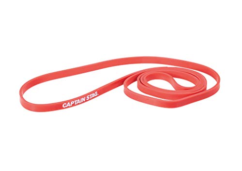 キャプテンスタッグ(CAPTAIN STAG) 筋トレ エクササイズ ストレッチ フィットネス トレーニングバンド ソフト Vit Fit UR-896 レッド
