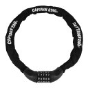 キャプテンスタッグ(CAPTAIN STAG) 自転車 鍵 ロック チェーンロック 布カバー 5桁 ル式 長さ900mm 直径6mm 暗証番号変更可能 ブラック Y-7361